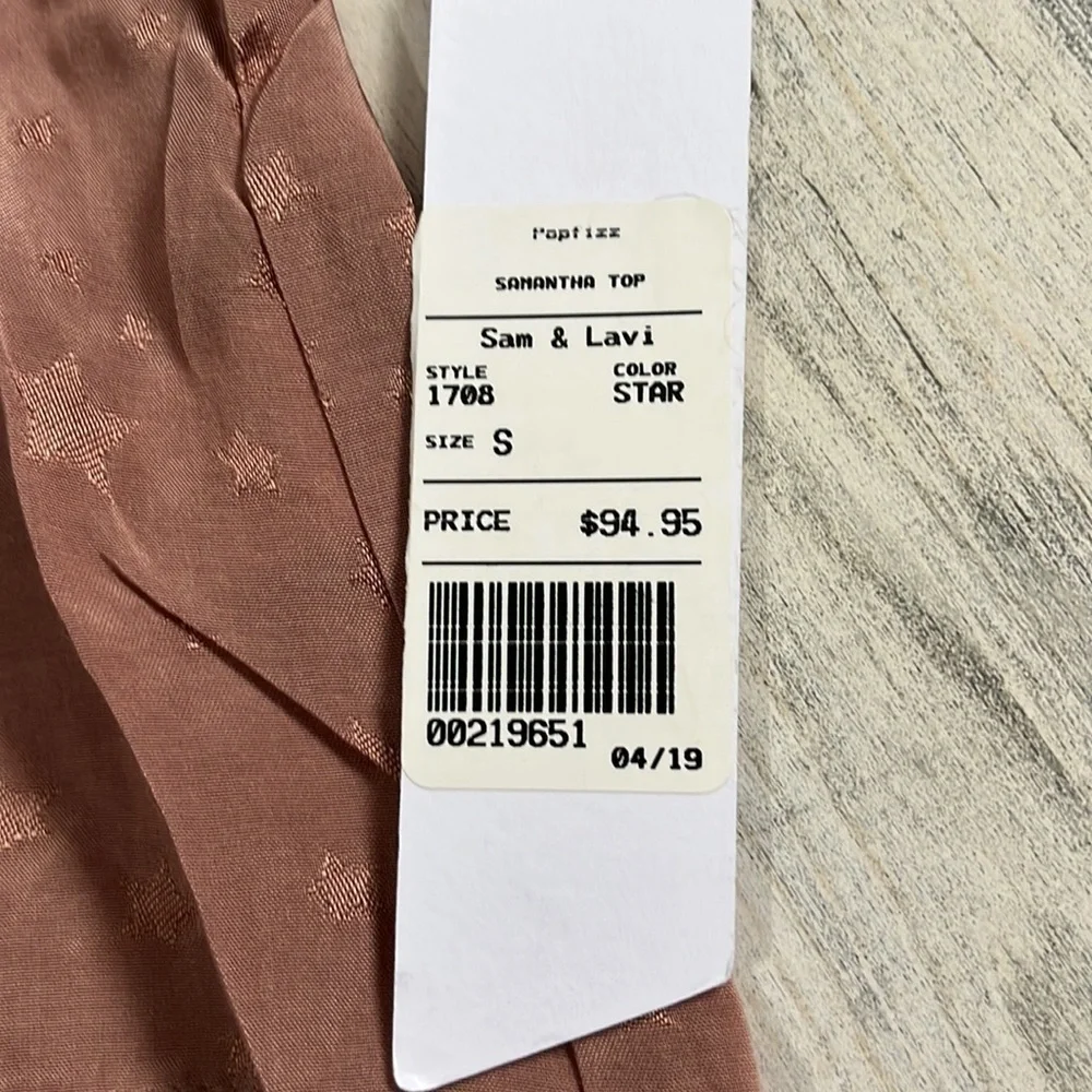 Sam & Lavi Star Blouse Size Small. NWT - Picture 7 of 11